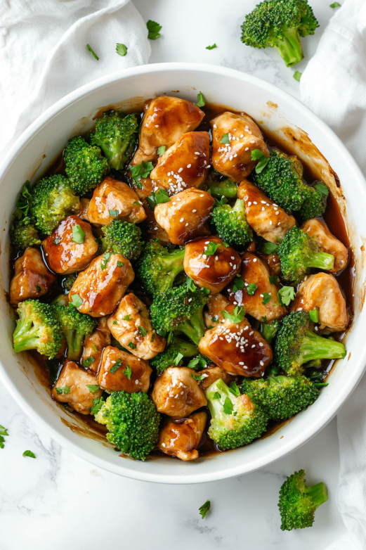 teriyaki-chicken-skillet-casserole-with-broccoli