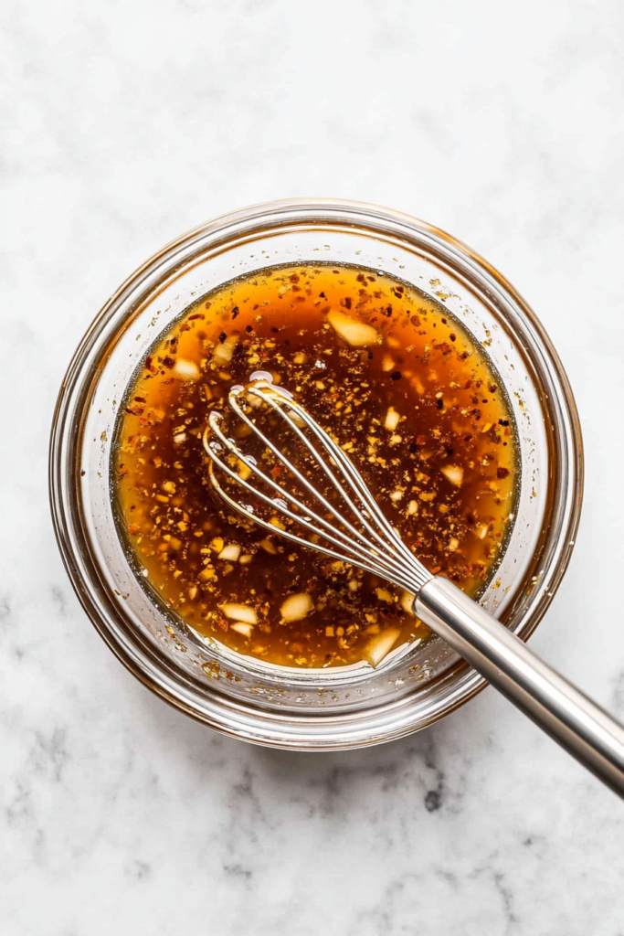 whisking-a-sweet-and-savory-honey-garlic-sauce-for-the-salmon-bites-6709038-683x1024
