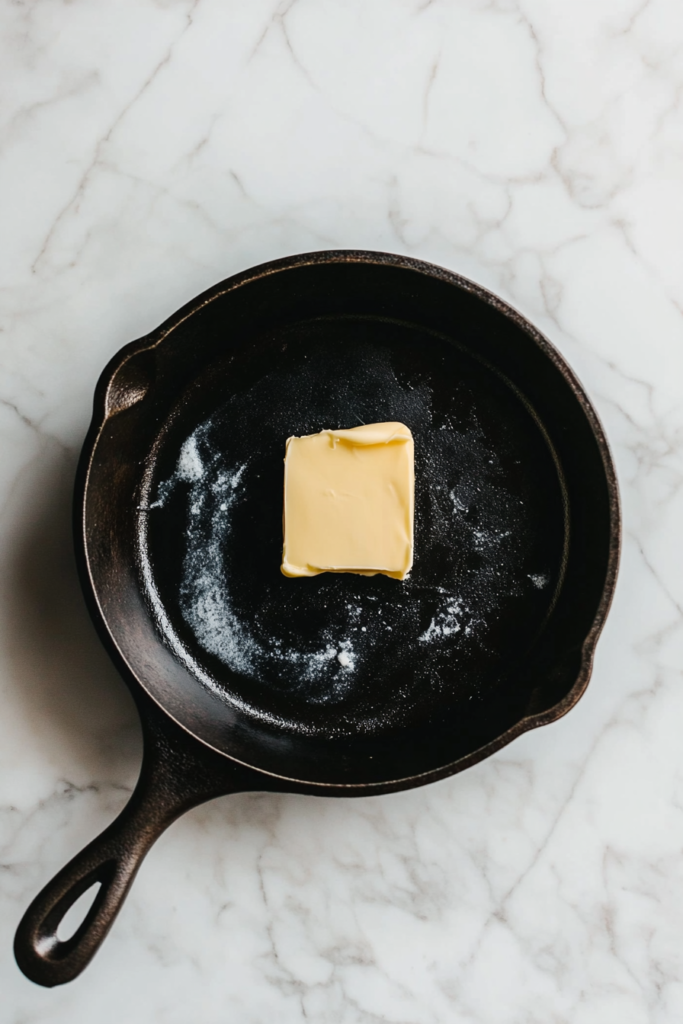 greasing-the-cast-iron-skillet-for-irish-soda-bread-preparation-6587589-683x1024