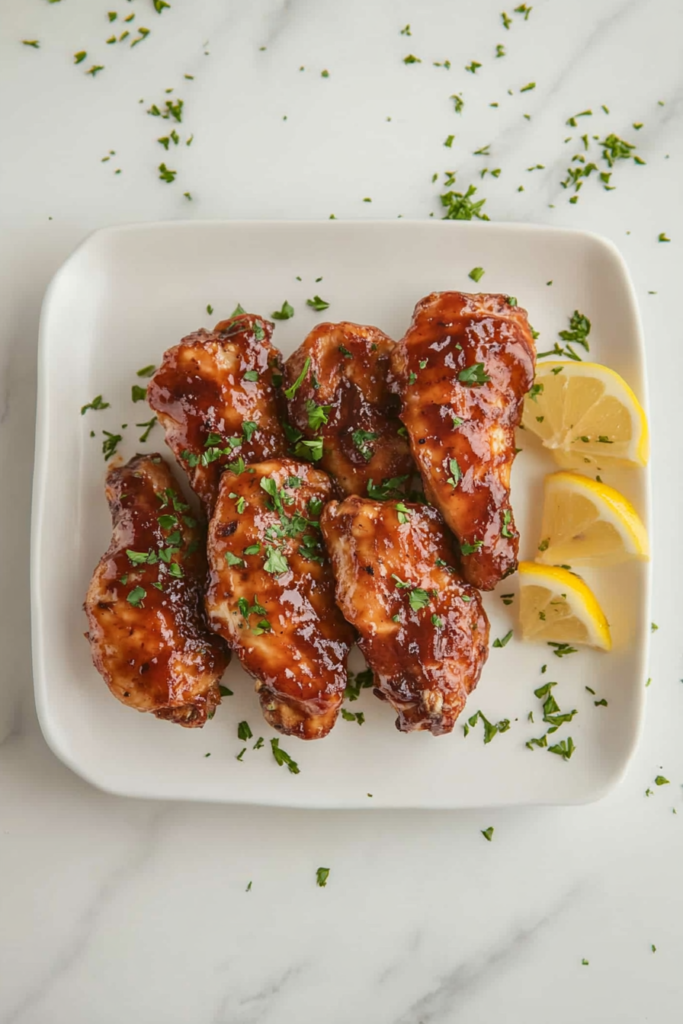 plated-maple-glazed-chicken-with-fresh-cilantro-garnish-6240550-683x1024