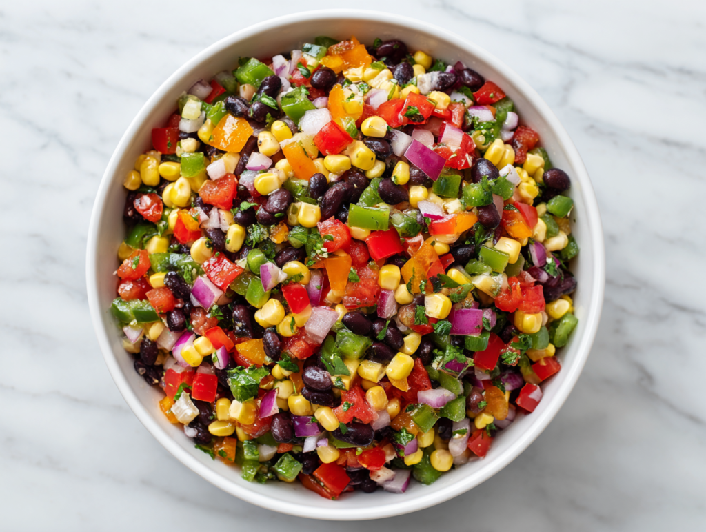 fresh-vibrant-cowboy-caviar-in-white-bowl-on-clean-white-marble